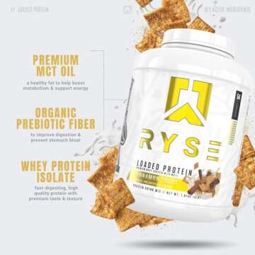 Ryse Loaded Protein Powder | 25g Whey Protein | Delicious Flavor