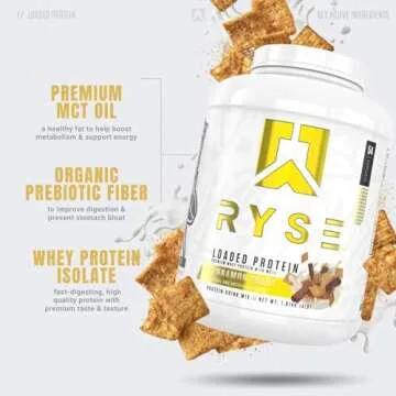 Ryse Loaded Protein Powder | 25g Whey Protein | Delicious Flavor