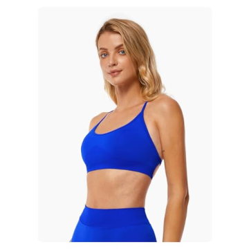 Stylish ABOCIW Seamless Royal Blue Workout Set for Women