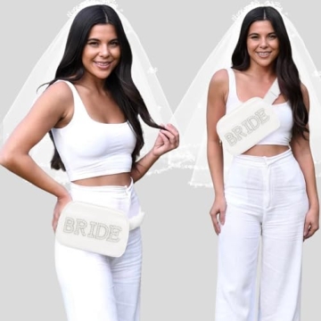 Elegant Lamyba Bride Fanny Pack for Bachelorette & Weddings