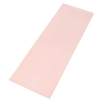 Love Sweat Fitness Premium Yoga Mat | 5mm Pink and Marble Pattern Reversible Non-Slip Exercise Mat for Yoga and Floor Workouts