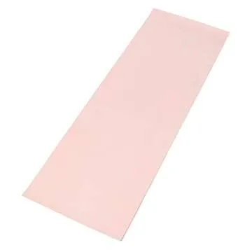 Love Sweat Fitness Premium Yoga Mat | 5mm Pink and Marble Pattern Reversible Non-Slip Exercise Mat for Yoga and Floor Workouts