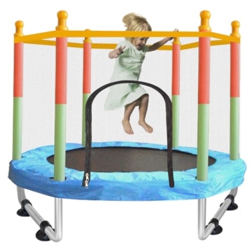 SZBOB Kids Trampoline with Safety Net for Ages 1-8