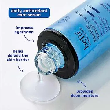 belif Aqua Bomb Hydrating Hyalucid™ 11% Serum, 5 Types of Hyaluronic Acid, Good for Dryness, Dullness, Loss of Firmness & Elasticity, Glycerin, For All Skin Types, Korean Skin Care