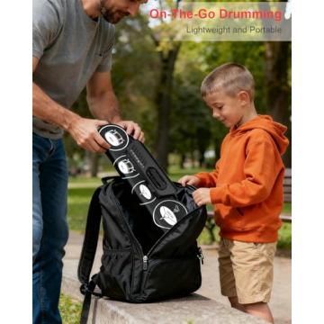 AiJoy Portable Electronic Drum Set for Kids – 7 Pads, Rechargeable