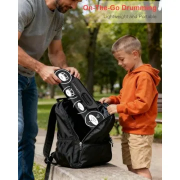 AiJoy Portable Electronic Drum Set for Kids – 7 Pads, Rechargeable