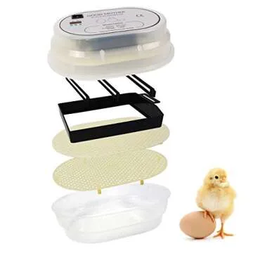 GOOD MOTHER Digital Fully Automatic Egg Incubator 9-12 Chicken Eggs [Fahrenheit] Poultry Hatcher for Chickens Ducks Goose Birds Quail Eggs
