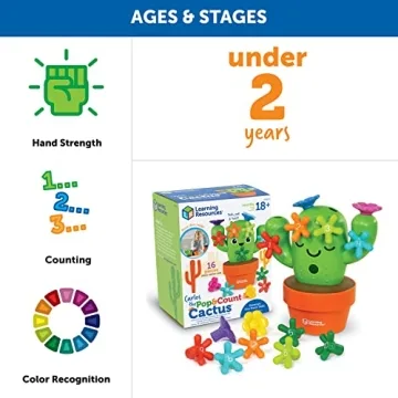Carlos The Pop & Count Cactus - Engaging Toddler Learning Toy