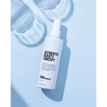 Authentic Beauty Concept Hydrate Spray Conditioner | Lightweight Leave-In Spray | Adds Moisture & Manageability | Normal To Dry or Curly Hair | Vegan & Cruelty-free | Silicone-free | 8.4 fl. oz.