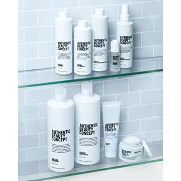 Authentic Beauty Concept Hydrate Spray Conditioner | Lightweight Leave-In Spray | Adds Moisture & Manageability | Normal To Dry or Curly Hair | Vegan & Cruelty-free | Silicone-free | 8.4 fl. oz.