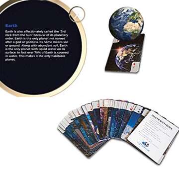 VictoryXR Space and Planets Augmented Reality Card Deck | Augmented Reality Space Learning Package