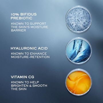 Lancôme Advanced Génifique Radiance Boosting Anti-Aging Face Serum - Visibly Hydrates & Plumps Skin - with Bifidus Prebiotic, Hyaluronic Acid & Vitamin Cg, 1 Fl Oz