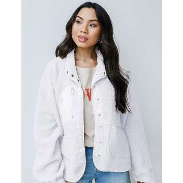 Comfortable Aoang Women's Fleece Winter Coat for Chic Style