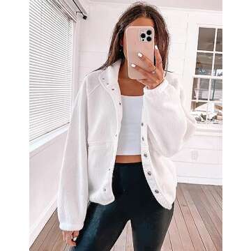 Comfortable Aoang Women's Fleece Winter Coat for Chic Style
