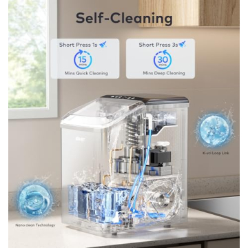 KOVIET Nugget Ice Maker - 42 lbs Chewable Ice Machine