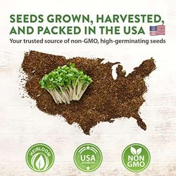 Buy HOME GROWN Broccoli Seeds for Easy Microgreens Growth