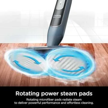 Shark S8000 Steam & Scrub All-in-One Scrubbing and Sanitizing Hard Floor Steam Mop (Renewed)