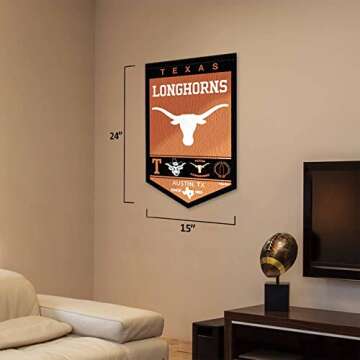 College Flags & Banners Co. Texas Longhorns Heritage History Banner Pennant