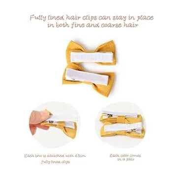 Prohouse 40 PCS Hair Clips for Baby Girls - Safe & Stylish