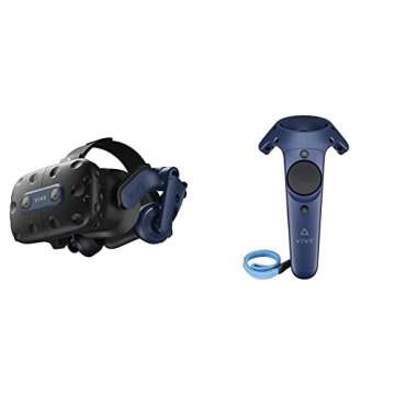 HTC VIVE Pro 2 Headset + Controller - 5K VR Experience You’ll Love!