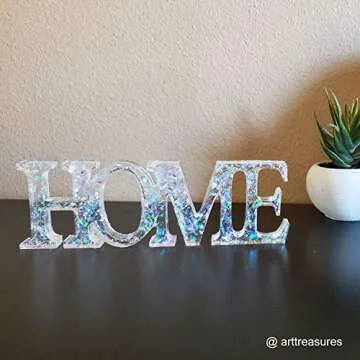 LET'S RESIN Home Mold,Resin Mold,Silicone Resin Molds with a Fairy Light to Sparkle Your DIY Resin Project