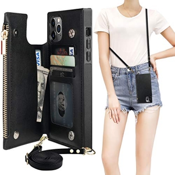 Bocasal Crossbody Wallet Case for iPhone 11 Pro Max - Stylish & Functional