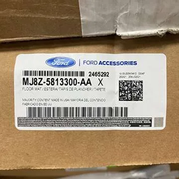 Ford Genuine Mustang Mach-E Floor Mat Kit with Logo