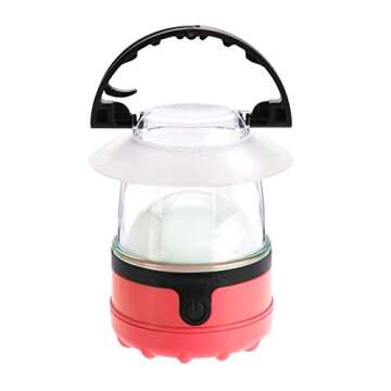Dorcy Mini Lanterns - 4 LED Light with Batteries, 3 Pack