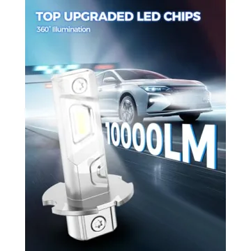 Marsauto H3 Fog Light Bulb - 10000LM 360° Brightness