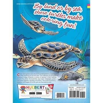 The World of Turtles Coloring Book (Dover Animal Coloring Books)