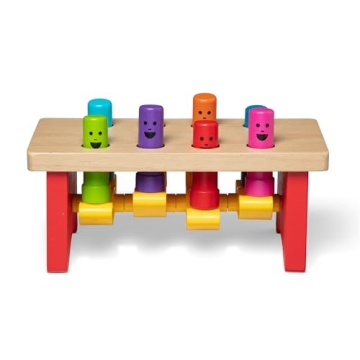 Melissa & Doug Deluxe Pounding Bench for Toddlers and Preschoolers