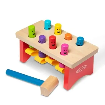 Melissa & Doug Deluxe Pounding Bench for Toddlers and Preschoolers