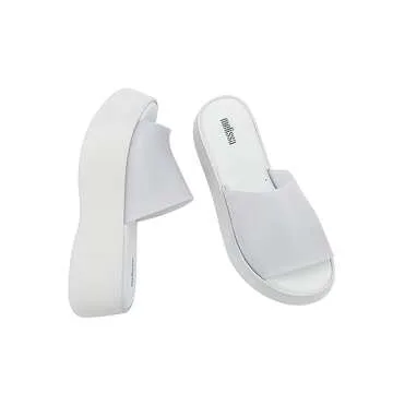 Melissa Becky Slides: Stylish Vegan Chunky Platform Sandals