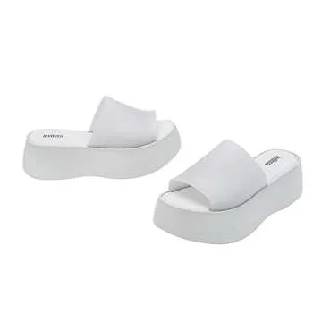 Melissa Becky Slides: Stylish Vegan Chunky Platform Sandals
