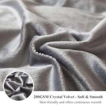 XeGe Cheetah Print Fluffy Faux Fur Duvet Cover Set, 3 Pieces Soft Plush Shaggy Fuzzy Bedding Set(1 Faux Fur Leopard Print Comforter Cover + 2 Furry Pillowcases), Zipper Closure(Queen, Light Grey)