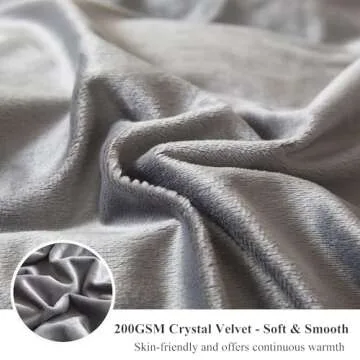 XeGe Cheetah Print Fluffy Faux Fur Duvet Cover Set, 3 Pieces Soft Plush Shaggy Fuzzy Bedding Set(1 Faux Fur Leopard Print Comforter Cover + 2 Furry Pillowcases), Zipper Closure(Queen, Light Grey)