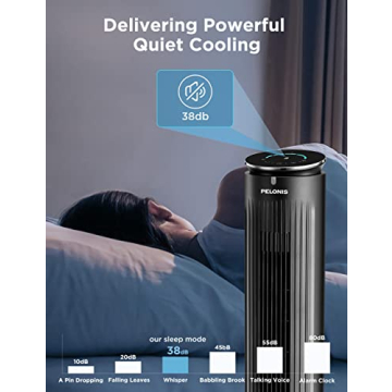 PELONIS 42’’ Tower Fan for Bedroom and Office Use