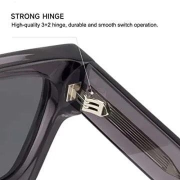 Baililai Unisex Polarized Sunglasses for Ultimate UV Protection
