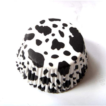 Cow Print Cupcake Liners 100pcs - Standard Size Baking Cups