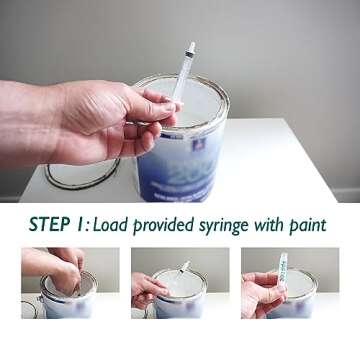 Spotee Fillable Paint Pen Applicator - 6PCS for Easy Home Touch-ups