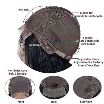 Drosuud Body Wave Lace Front Wig - 150% Density Human Hair