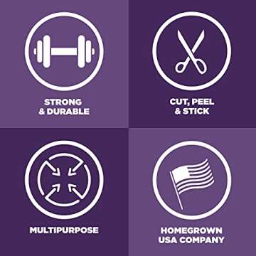 Tape King Heavy Duty Clear Packing Tape, 60 Yards/Roll, 12 Rolls - for Packing, Shipping and Moving