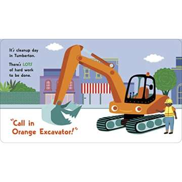 Orange Excavator (Red Truck and Friends) - Perfect for Imaginative Play