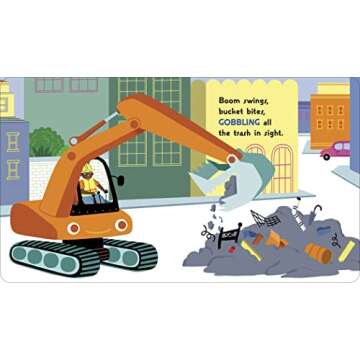 Orange Excavator Toy for Fun and Learning
