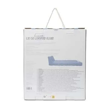 SUNNYLiFE Luxe Lie On Lounger - Stylish Pool Float for Adults