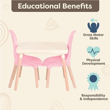 B. toys Stylish Table and Chair Set for Toddlers