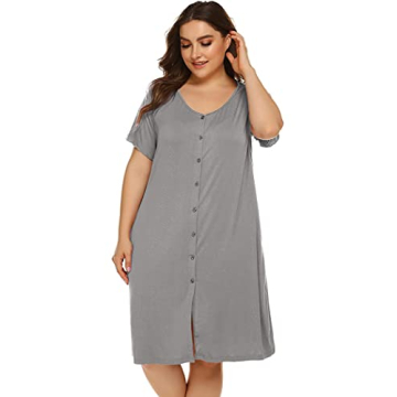 Ekouaer Women's Nightshirt for Comfort & Style at Home