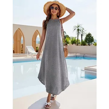 Halife Summer Casual Maxi Dress for Effortless Style