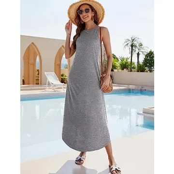 Halife Summer Casual Maxi Dress for Effortless Style