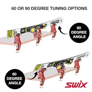 Swix T149-50 Ski Vise with 50mm Wide Jaws for Ski Tuning
